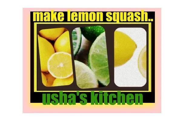 Приготовление лимонада :