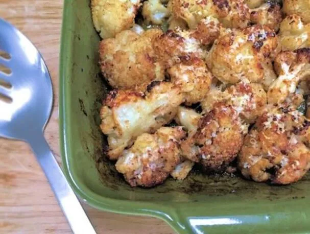 Цветная капуста в духовке с приправой тогараши