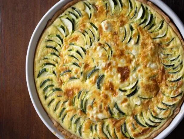 Цуккини с сыром фета в кише