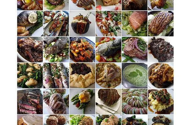 Нут "рыба" с соусом из красного перца